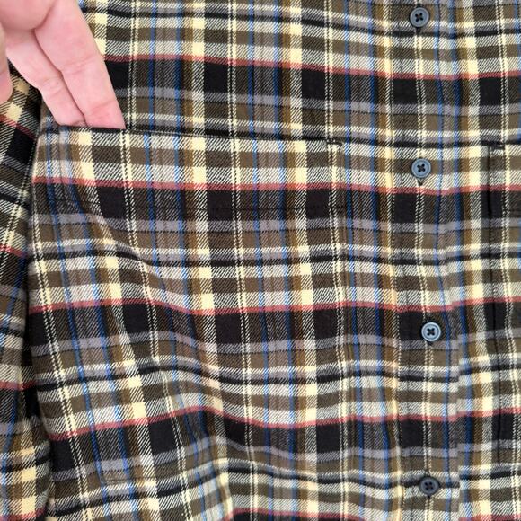 NEW Everlane Cotton Oversized Flannel Boxy Oxford Shirt in Plaid XS - Picture 4 of 9